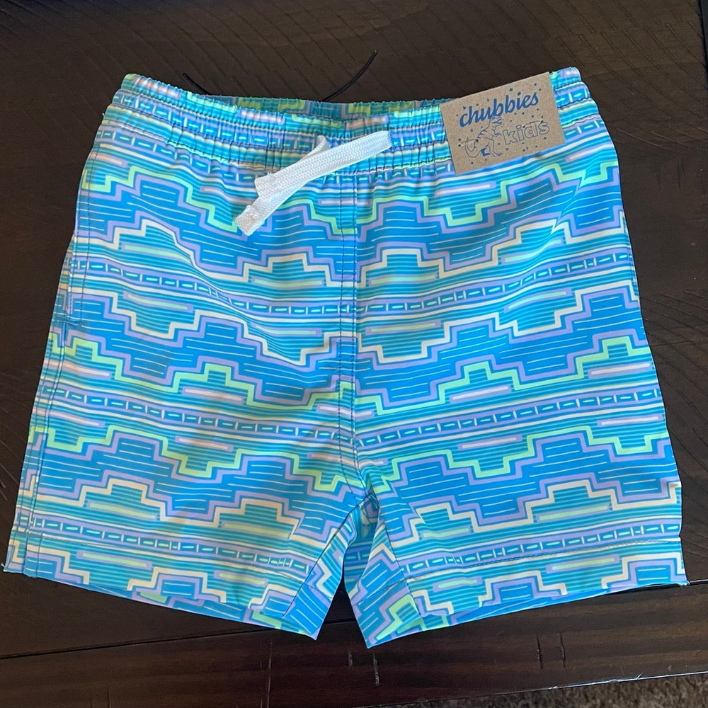 SOLD BRAND NEW!! Boys Chubbies Swim Trunks Size 5